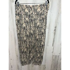 Anthropologie Women's Paisley Print Harem Pants Size L‎ Multicolor